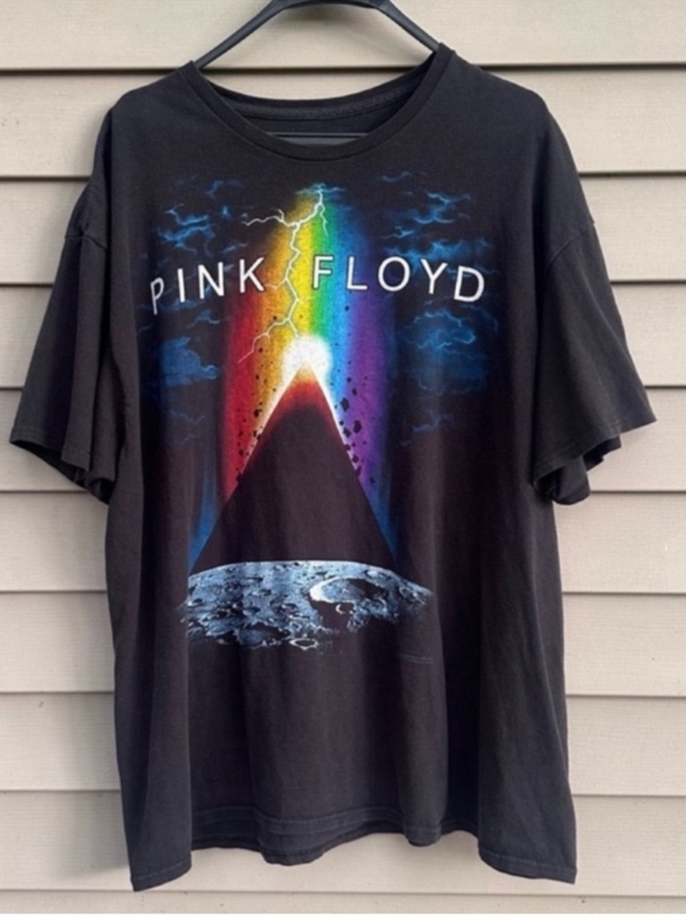 Liquid Blue T-shirt Pink Floyd dark side of the Moon band men’s XXL